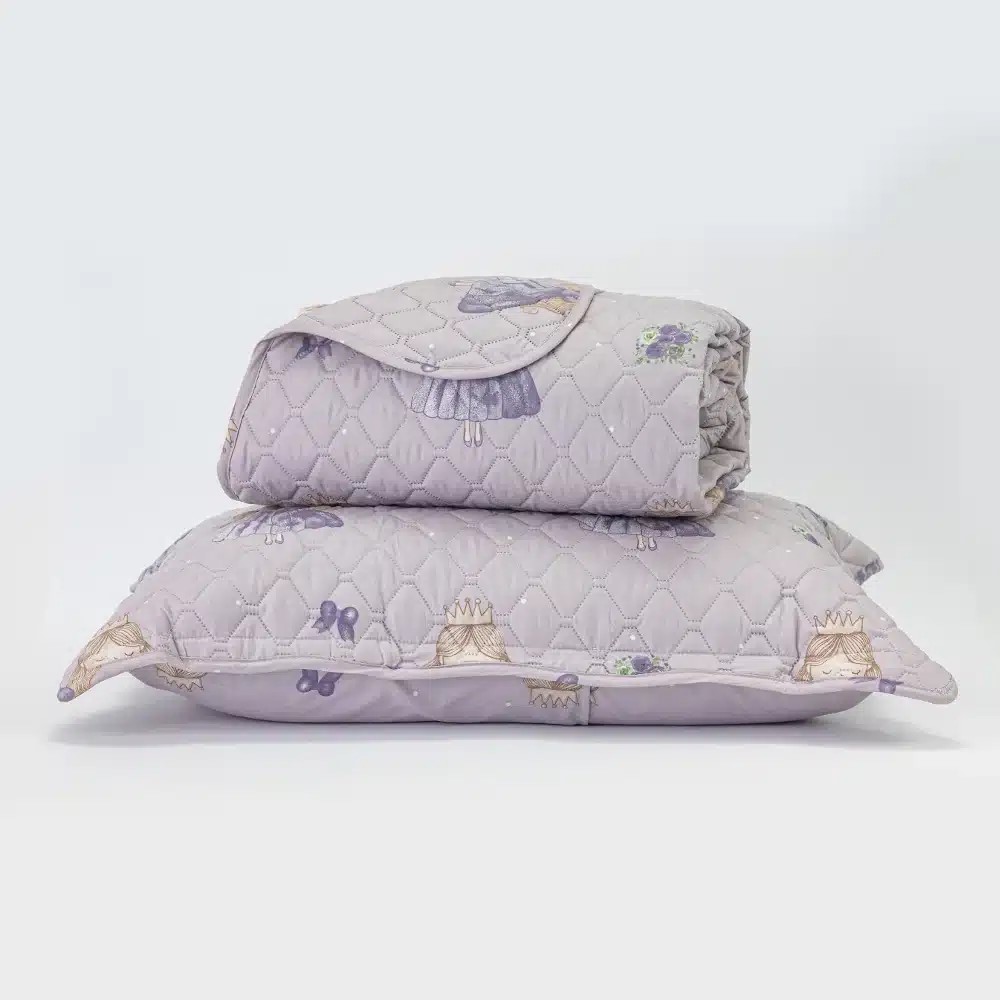 Σετ 5τμχ Κουβερλί + Σετ Σεντόνια Μονα Borea Lily Microfiber