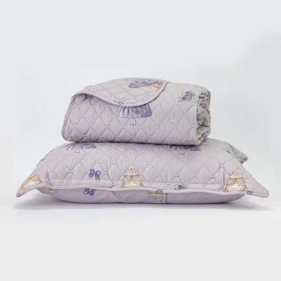 Σετ 5τμχ Κουβερλί + Σετ Σεντόνια Μονα Borea Lily Microfiber