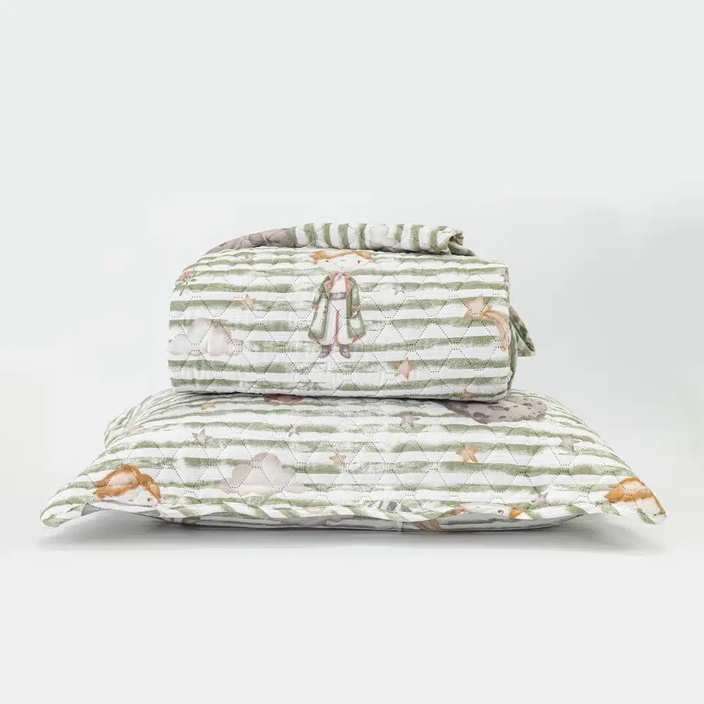 Σετ 5τμχ Κουβερλί + Σετ Σεντόνια Μονα Borea Prince Microfiber