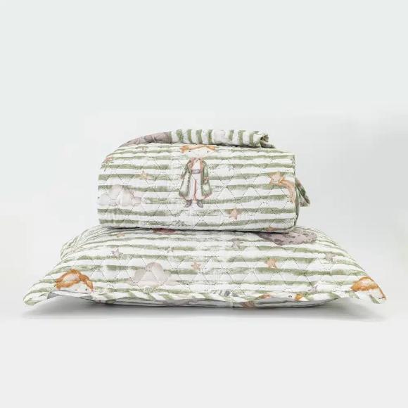 Σετ 5τμχ Κουβερλί + Σετ Σεντόνια Μονα Borea Prince Microfiber