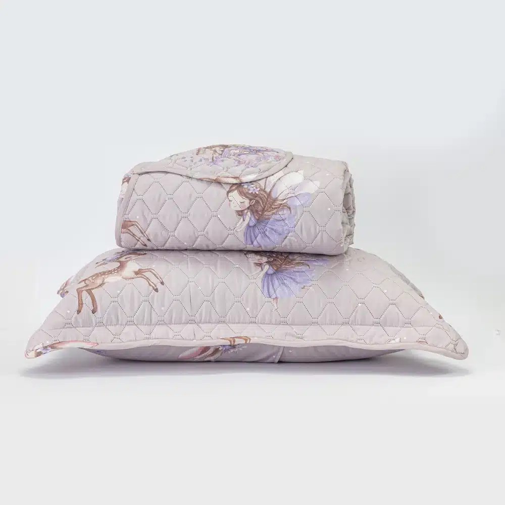 Σετ 5τμχ Κουβερλί + Σετ Σεντόνια Μονα Borea Magic Garden Microfiber