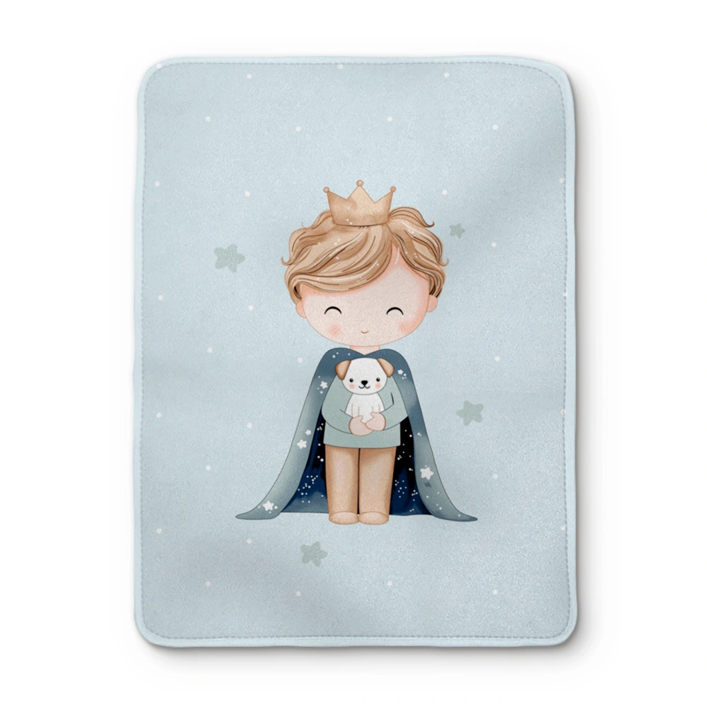 Κουβέρτα Παιδική Μονή Βελουτέ 150x220cm Borea Little King Πολυεστέρας