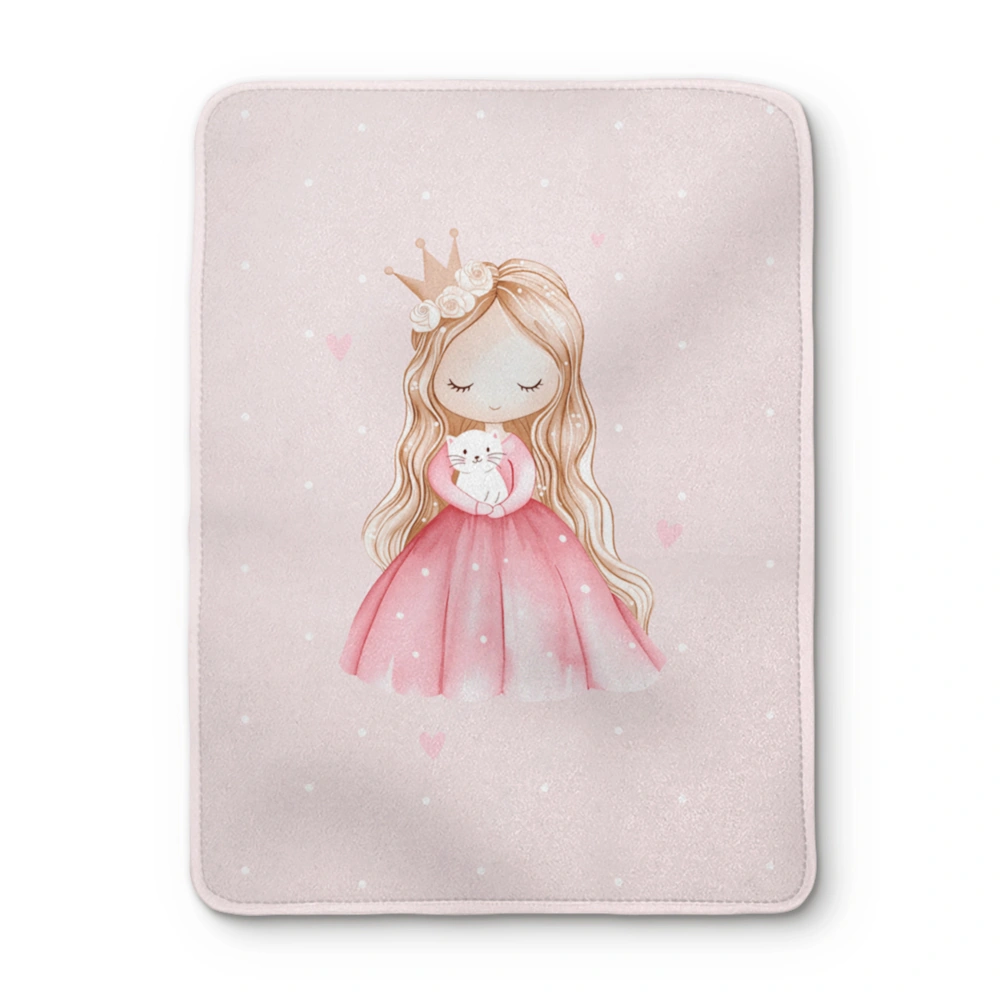 Κουβέρτα Παιδική Μονή Βελουτέ 150x220cm Borea Little Queen Πολυεστέρας