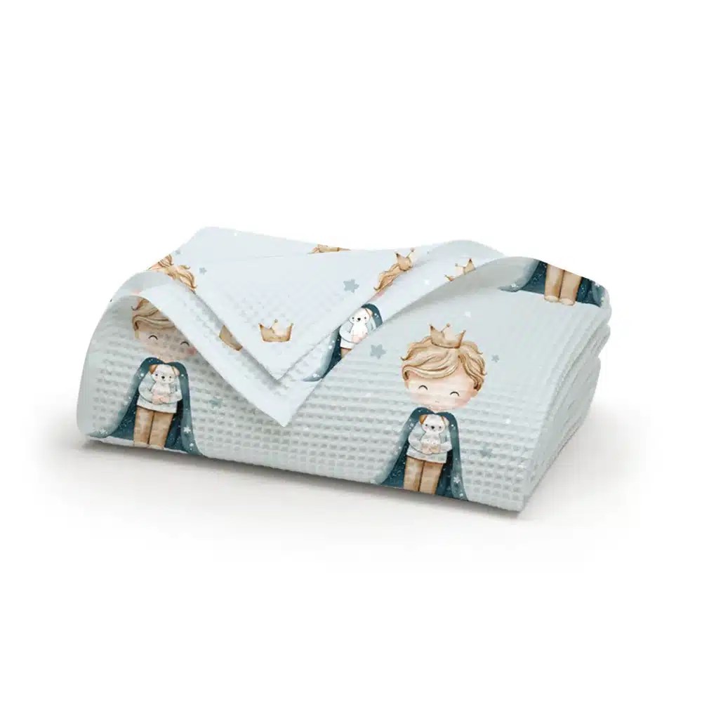 Σετ 3τμχ Κουβέρτα + Σεντόνι + Μαξιλαροθήκη Μονή Πικέ 160x240cm Borea Little King Βαμβάκι-Βισκόζη