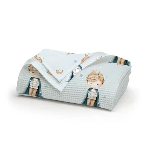 Σετ 3τμχ Κουβέρτα + Σεντόνι + Μαξιλαροθήκη Μονή Πικέ 160x240cm Borea Little King Βαμβάκι-Βισκόζη