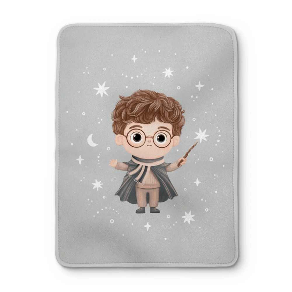 Κουβέρτα Παιδική Μονή Βελουτέ 150x220cm Borea Wizard Πολυεστέρας