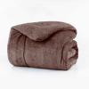 Κουβερτοπάπλωμα Μονό Fleece-Sherpa 160x220cm Borea Cozy Καφέ Πολυέστερας
