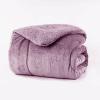 Κουβερτοπάπλωμα Μονό Fleece-Sherpa 160x220cm Borea Λιλά Πολυέστερας