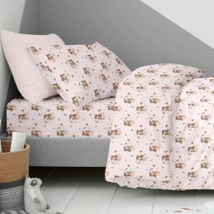 Σεντόνια Παιδικά Σετ 170x260cm Astron Little Girl Βαμβακερά