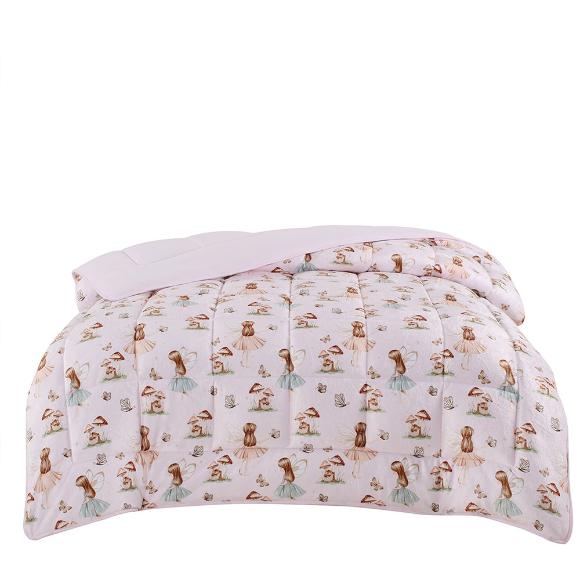 Κουβερτοπάπλωμα Μονό Παιδικό Fleece 160x220cm Astron Fairy Girl Microfiber