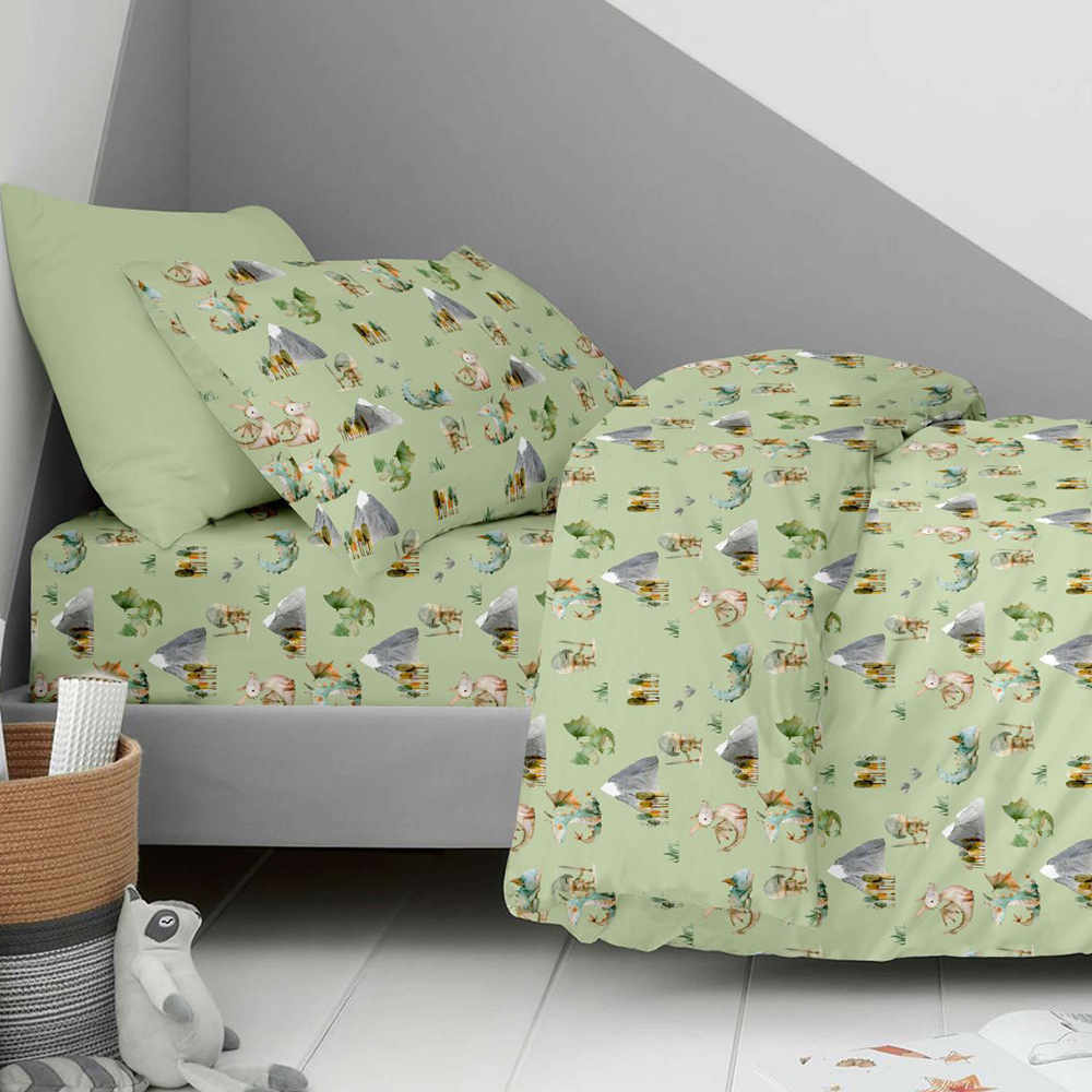 Κουβερλί Παιδικό Μονό 160x250cm Astron Ippotes Βαμβακερό