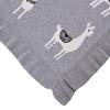 Κουβέρτα Πλεκτή Αγκαλιάς 80x100cm Liolios Home Lama/Toy(Grey) Βαμβακερή