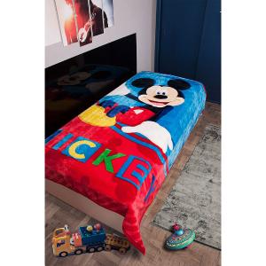 Κουβέρτα Παιδική Βελουτέ Disney 160X220cm Mickey 561