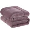 Κουβερτοπάπλωμα Υπέρδιπλο Fleece-Flannel 220x240cm Liolios Home Napoli Lilac Πολυέστερας
