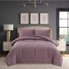 Κουβερτοπάπλωμα Υπέρδιπλο Fleece-Flannel 220x240cm Liolios Home Napoli Lilac Πολυέστερας