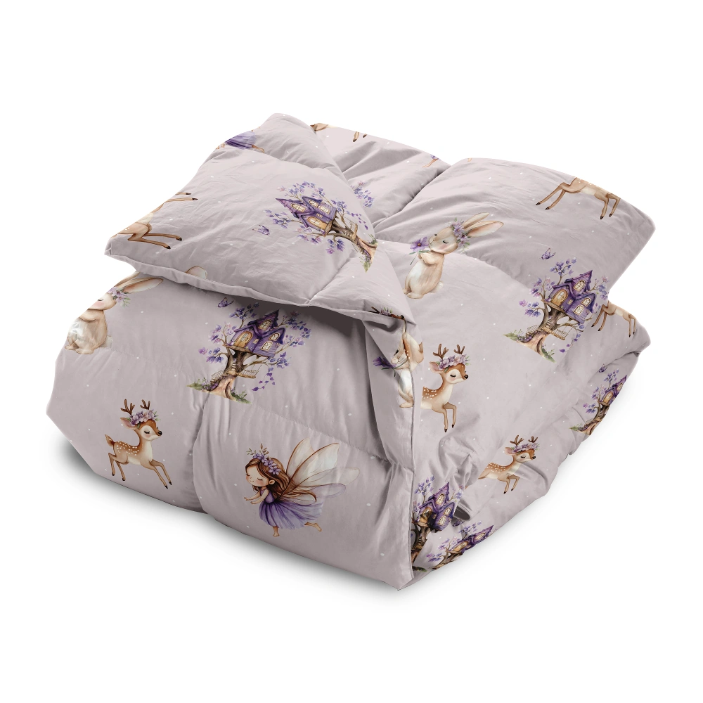 Σετ 4τμχ Πάπλωμα + Σετ Σεντόνια Μονα Borea Magic Garden Microfiber