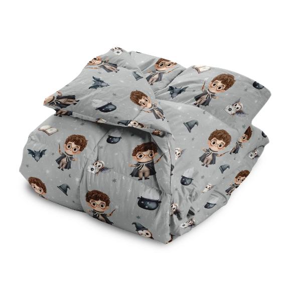 Σετ 4τμχ Πάπλωμα + Σετ Σεντόνια Μονα Borea Wizard Microfiber