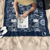 Πετσέτα Θαλάσσης 90x180cm Borea Quick Dry Nautical Microfiber