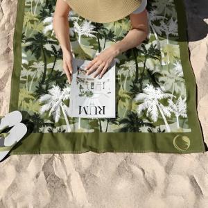 Πετσέτα Θαλάσσης 90x180cm Borea Quick Dry Palm Tree Microfiber