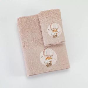 Πετσέτες Παιδικές Σετ 2 Τεμάχια Borea Cutiepies Βαμβακερές