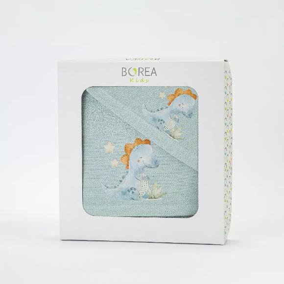 Πετσέτες Παιδικές Σετ 2 Τεμάχια Borea Dinos Βαμβακερές