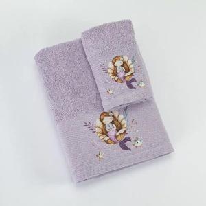 Πετσέτες Παιδικές Σετ 2 Τεμάχια Borea Seapearl Βαμβακερές