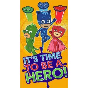 Πετσέτα Θαλάσσης Παιδική 70x140cm White Home PJ Masks Βαμβακερή