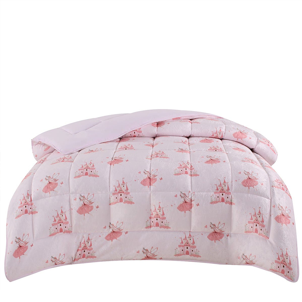 Κουβερτοπάπλωμα Μονό Παιδικό Fleece 160x220cm Astron Princess Microfiber