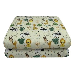 Κουβερλί Παιδικό Μονό 160x250cm Astron Safari & Zoo Βαμβακερό
