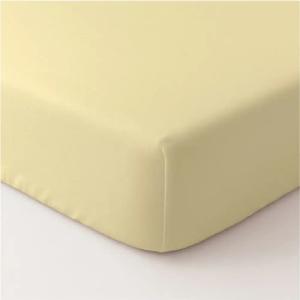 Σεντόνι Βρεφικό Σετ Με Λάστιχο 70x140+20cm Borea Solid Κίτρινο Βαμβακερό