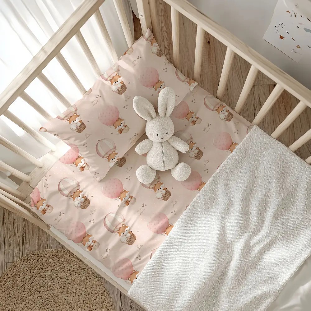 Σεντόνια Βρεφικά Σετ 120x160cm Borea Cutepies Βαμβακερά