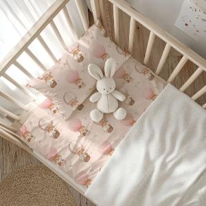 Σεντόνια Βρεφικά Σετ 120x160cm Borea Cutepies Βαμβακερά