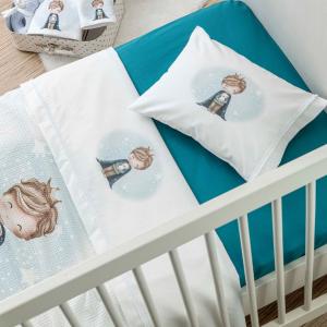 Σεντόνια Βρεφικά Σετ 120x170cm Borea Little King Βαμβακερά