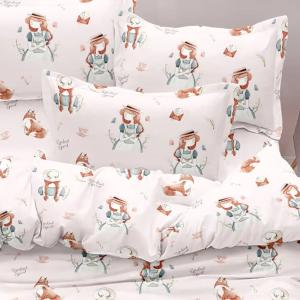 Σετ 5τμχ Κουβερλί + Σετ Σεντόνια Μονα Borea Anne Microfiber