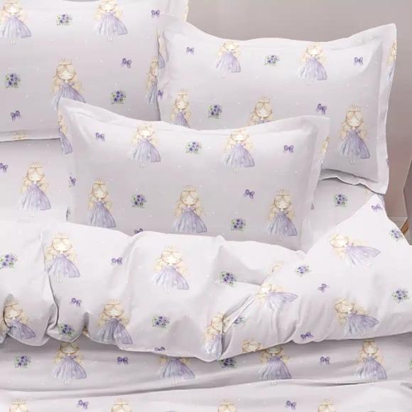 Σετ 5τμχ Κουβερλί + Σετ Σεντόνια Μονα Borea Lily Microfiber