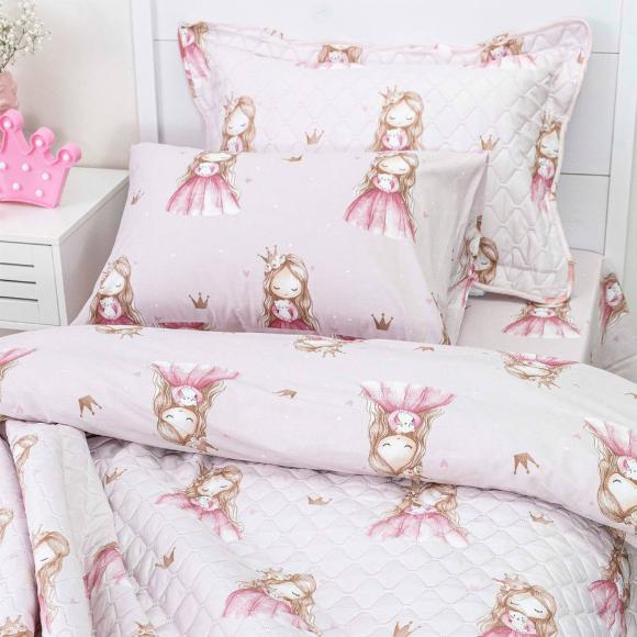 Σετ 5τμχ Κουβερλί + Σετ Σεντόνια Μονα Borea Little Queen Microfiber