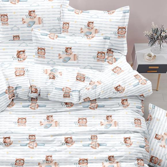 Σετ 5τμχ Κουβερλί + Σετ Σεντόνια Μονα Borea Pilot Microfiber