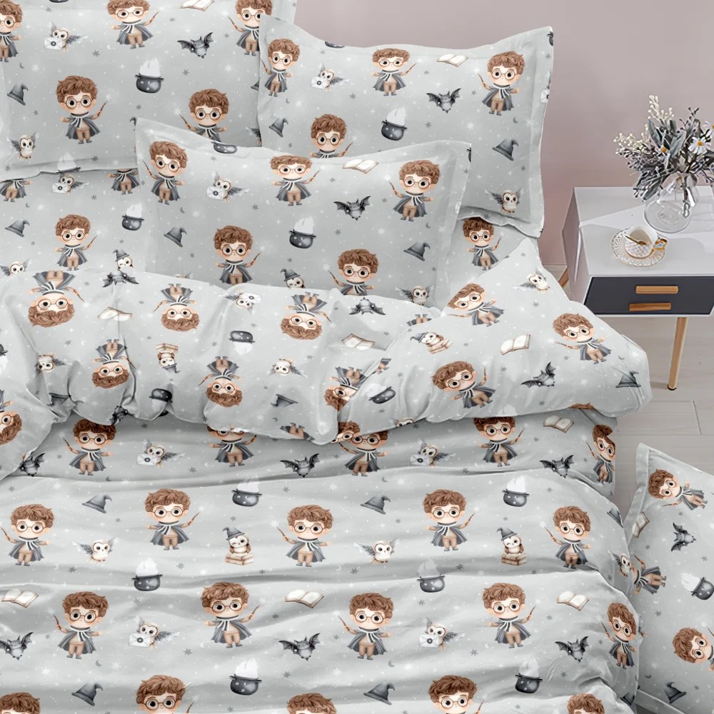 Σετ 5τμχ Κουβερλί + Σετ Σεντόνια Μονα Borea Wizard Microfiber