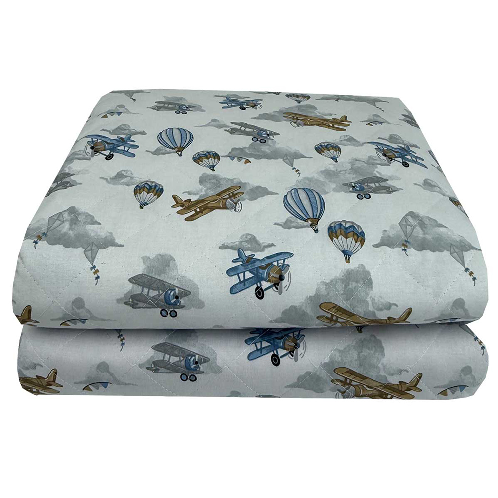Κουβερλί Παιδικό Μονό 160x250cm Astron Sky Fly Βαμβακερό
