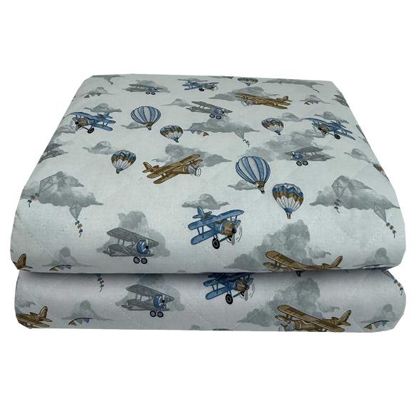 Κουβερλί Παιδικό Μονό 160x250cm Astron Sky Fly Βαμβακερό