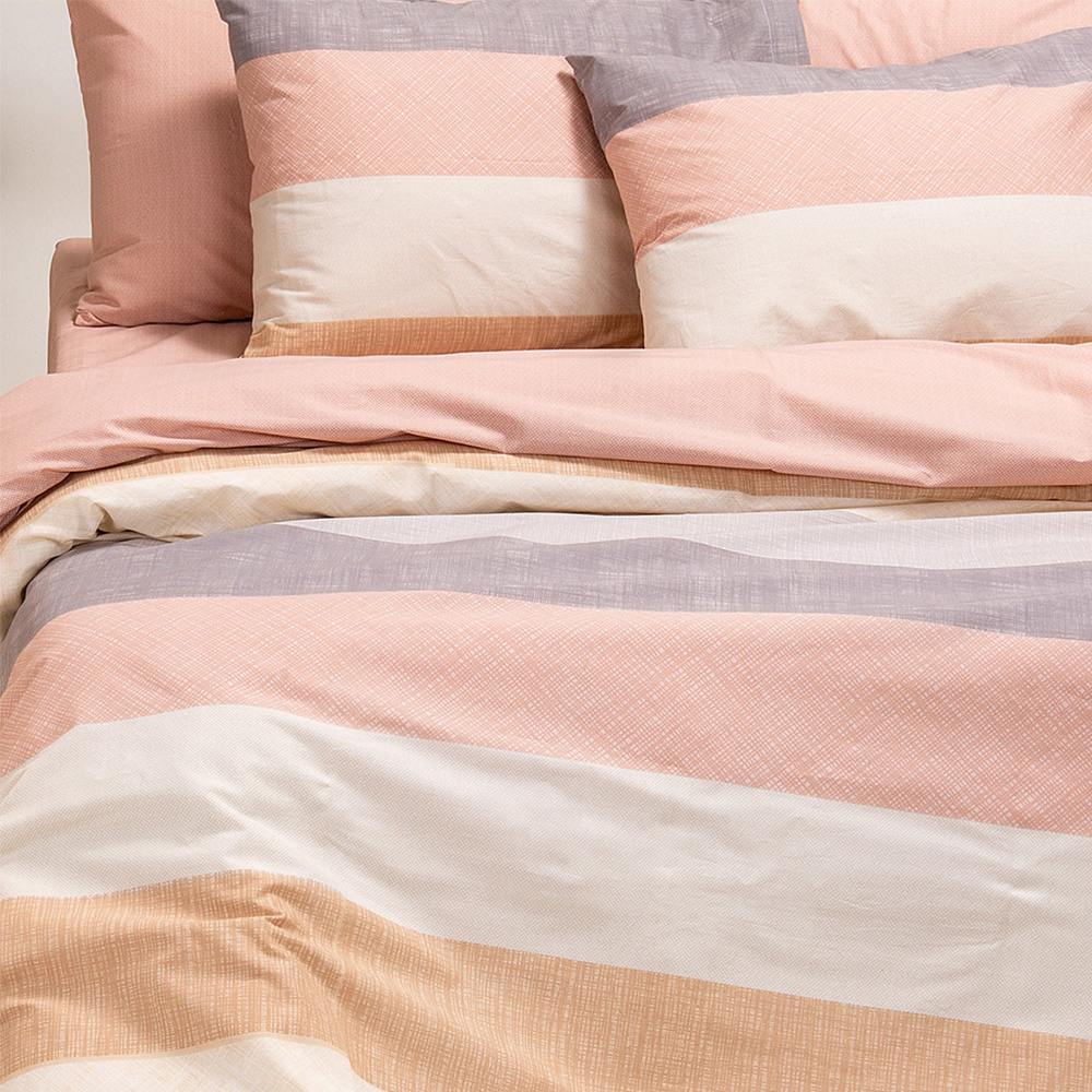 Σεντόνια Μονά Σετ Με Λάστιχο 100x200+32cm Melinen Eleven Pastel Βαμβακερά