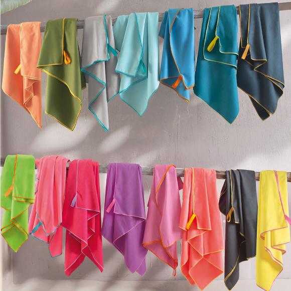 Πετσέτα Θαλάσσης 90x160cm Rythmos Urban New Χακί Microfiber