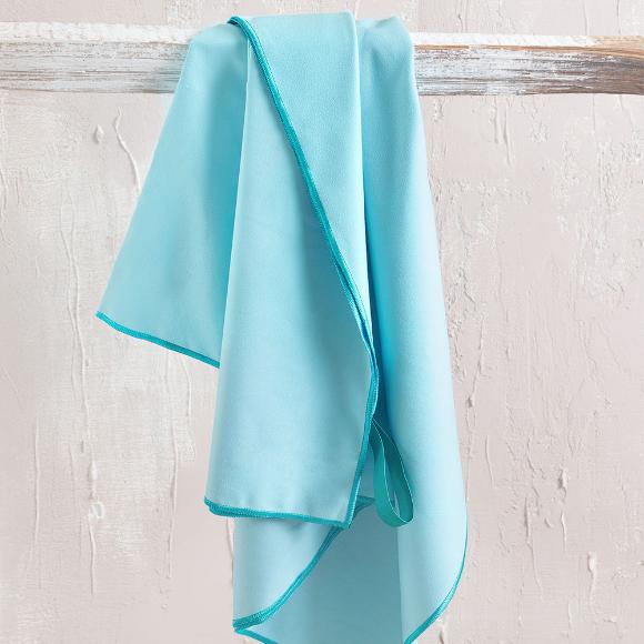 Πετσέτα Θαλάσσης 90x160cm Rythmos Urban New Θαλασσί Microfiber