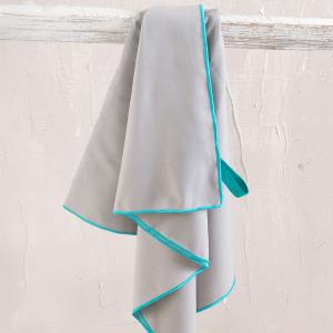 Πετσέτα Θαλάσσης 90x160cm Rythmos Urban New Γκρι Απαλό Microfiber