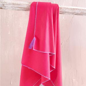 Πετσέτα Θαλάσσης 90x160cm Rythmos Urban New Κοραλί Microfiber