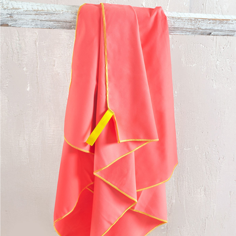 Πετσέτα Θαλάσσης 90x160cm Rythmos Urban New Νέον Ροζ Microfiber