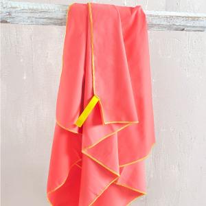 Πετσέτα Θαλάσσης 90x160cm Rythmos Urban New Νέον Ροζ Microfiber