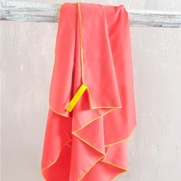 Πετσέτα Θαλάσσης 90x160cm Rythmos Urban New Νέον Ροζ Microfiber