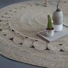 Στρογγυλό Χαλί Καλοκαιρινό Φ150 Nima Carpets Makrame