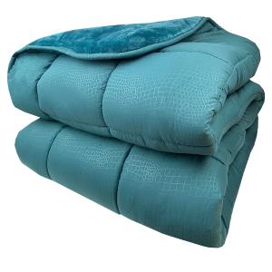 Κουβερτοπάπλωμα Μονό Fleece-Microfiber 160x220cm Astron Green Πολυέστερας